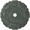 Ekena Millwork Angel Medallion (Canopies up to 15 3/4"), 32 1/4"OD x 3 5/8"ID x 1 1/8"P, Athenian Green Crackle CM32ANAGC - alternate 1